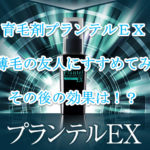 育毛剤プランテルEXを薄毛の友人にすすめてみたその後の効果は！？